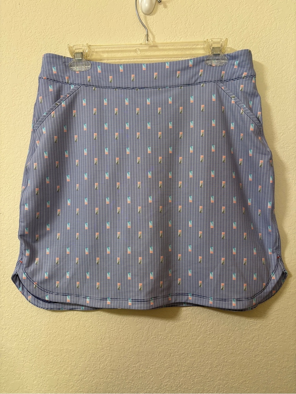 Peter Millar Performance Skirt Geometric Pattern Golf Pickleball Size Large
